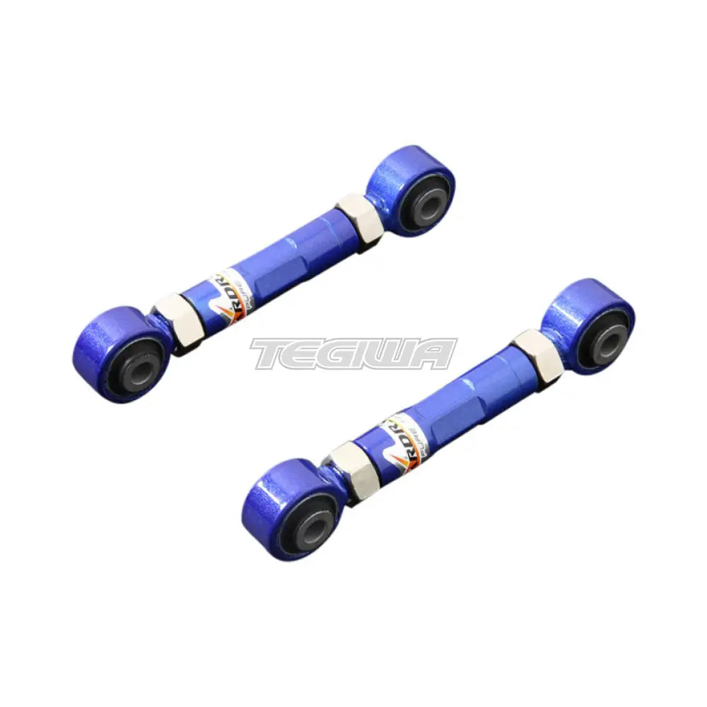 Hardrace Adjustable Rear Toe Control Arm With Hardened Rubber Bushes 2Pc Honda Civic CRX 88-91 Camber & Control Arms