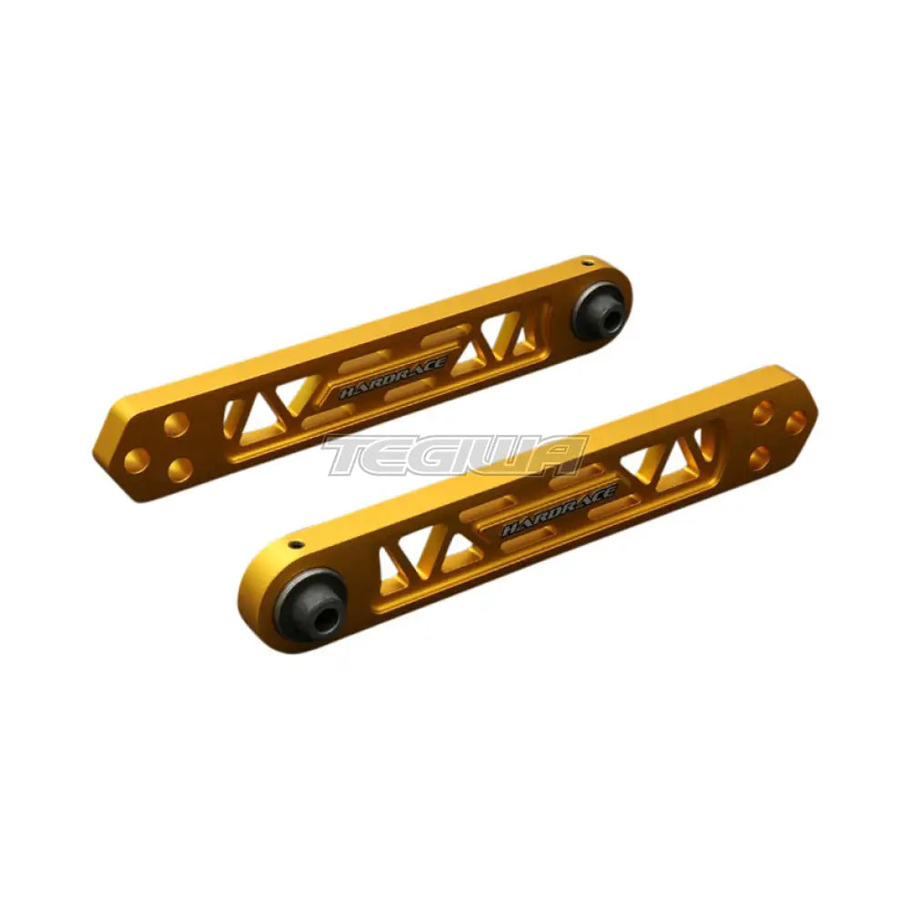 Hardrace Gold Rear Lower Control Arms LCA Rubber Bushes 2Pc Set Honda Civic EP3 01-05 Bushes