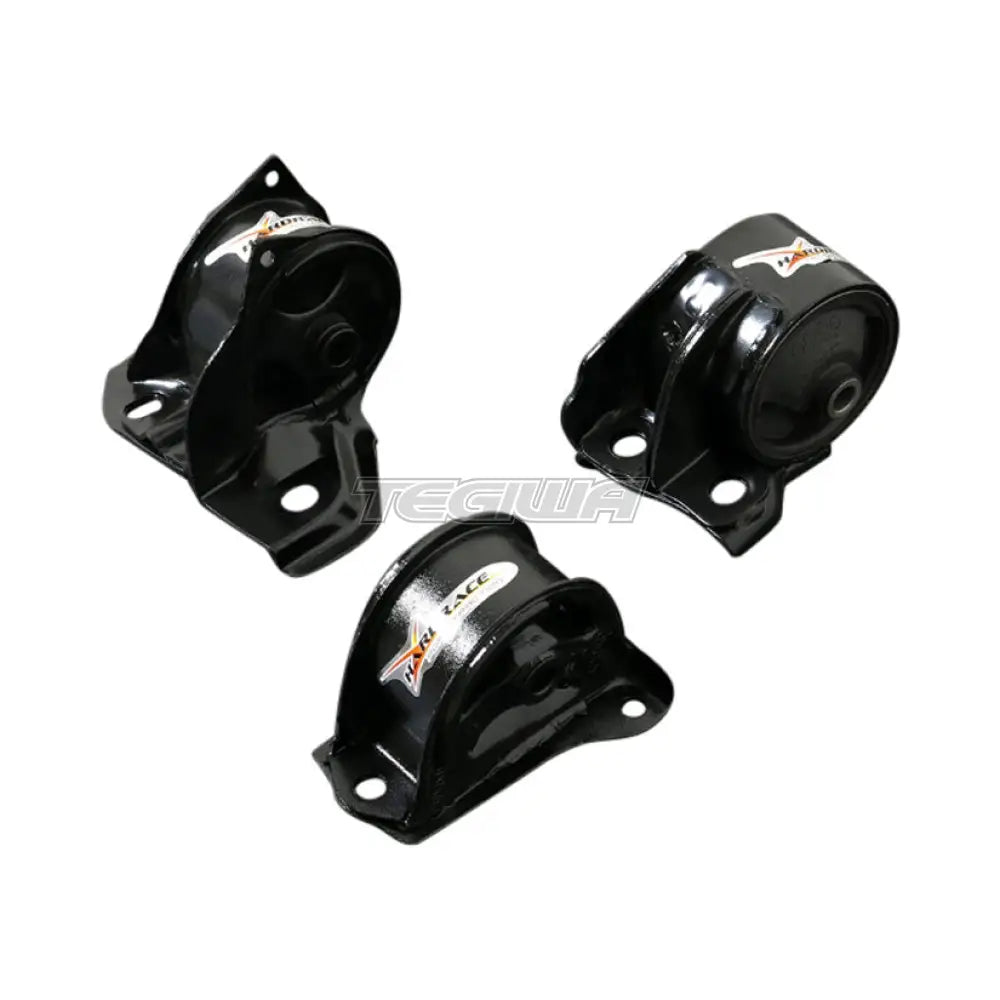 Hardrace Hardened Engine Mounts 3Pc Set MT Without Front Mounts Honda Civic EG B16A D16Z6 92-96 Engine Mounts