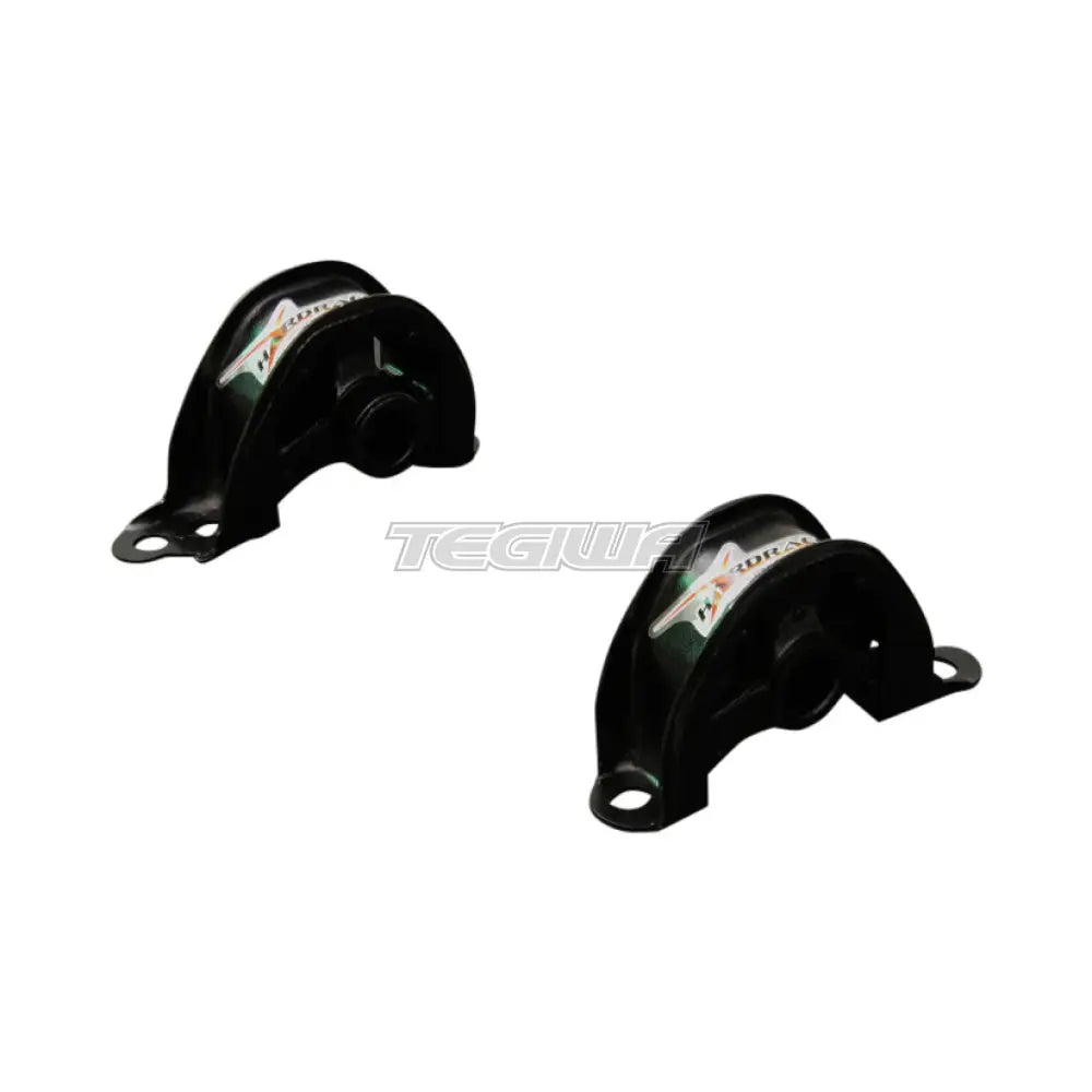 Hardrace Hardened Front Lower Engine Mounts 2Pc Set Honda Civic EG EK Integra DC2 B-Series D-Series 92-00 Engine Mounts