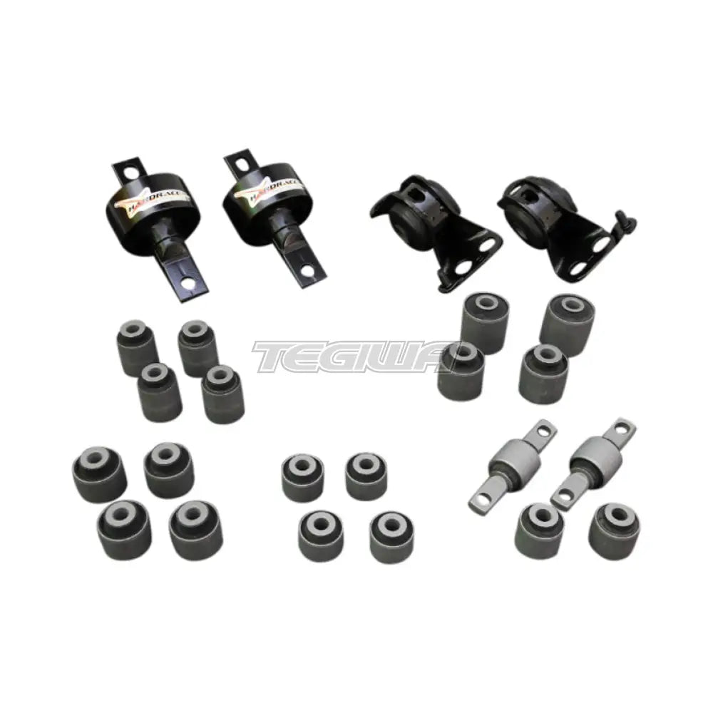 Hardrace Hardened Rubber Arm Bushes Complete 24Pc Set JDM Honda Integra DC2 Type R 94-01 Bushes