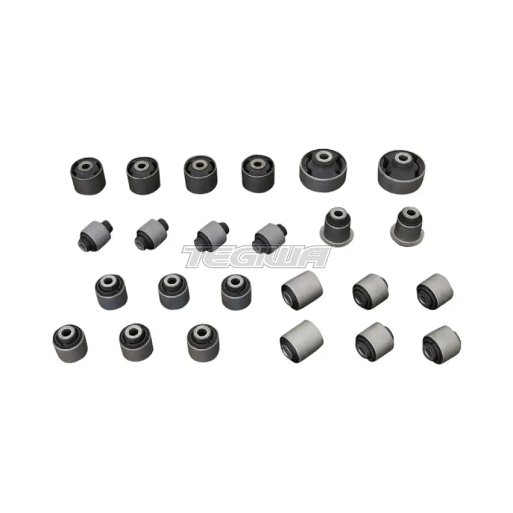 Hardrace Hardened Rubber Complete Bushing Kit 24Pc Kit Honda Accord CL7 03-07 Bushes