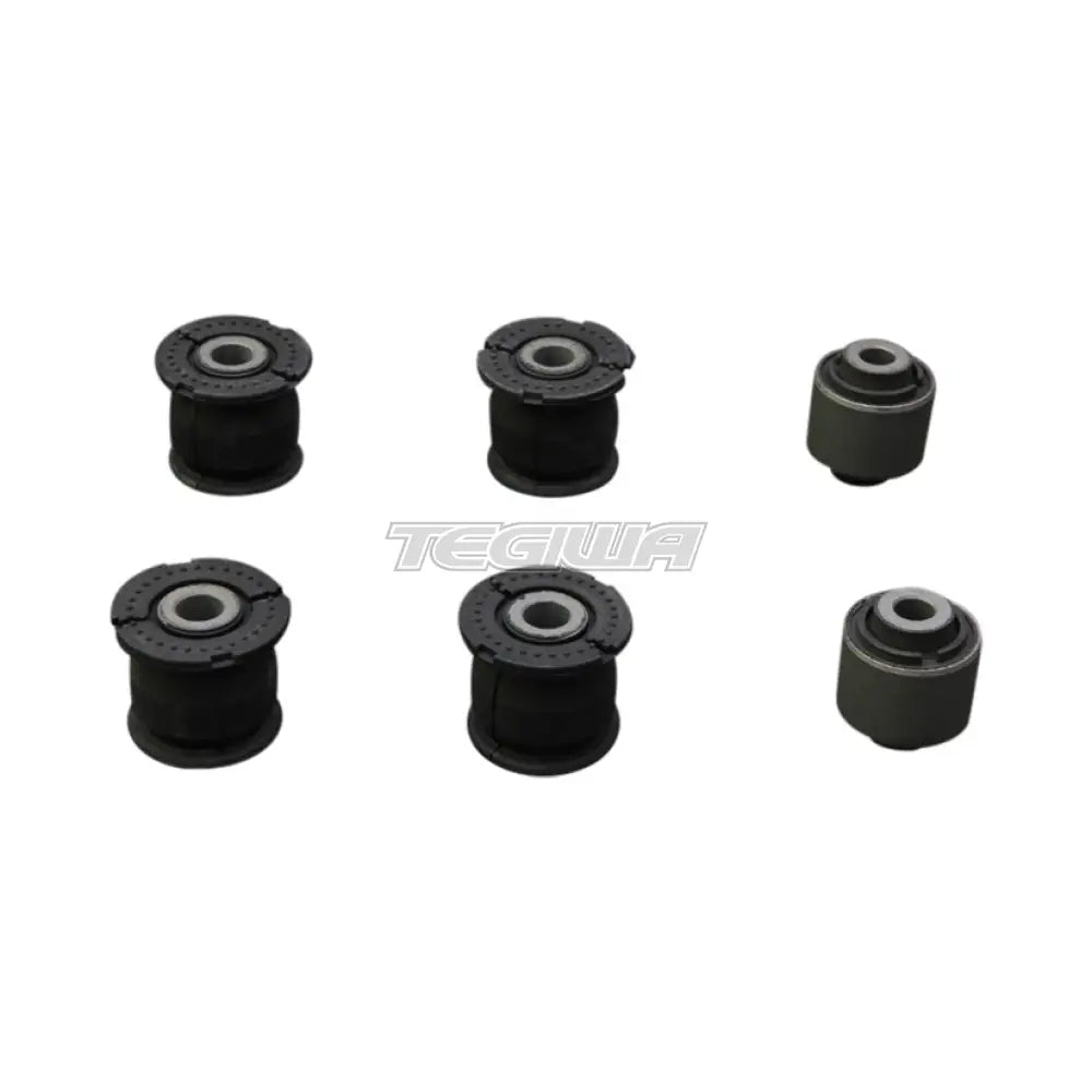 Hardrace Hardened Rubber Rear Knuckle Bushes 6Pc Set Honda Integra DC5 02-06 Civic Type R EP3 01-05 Bushes