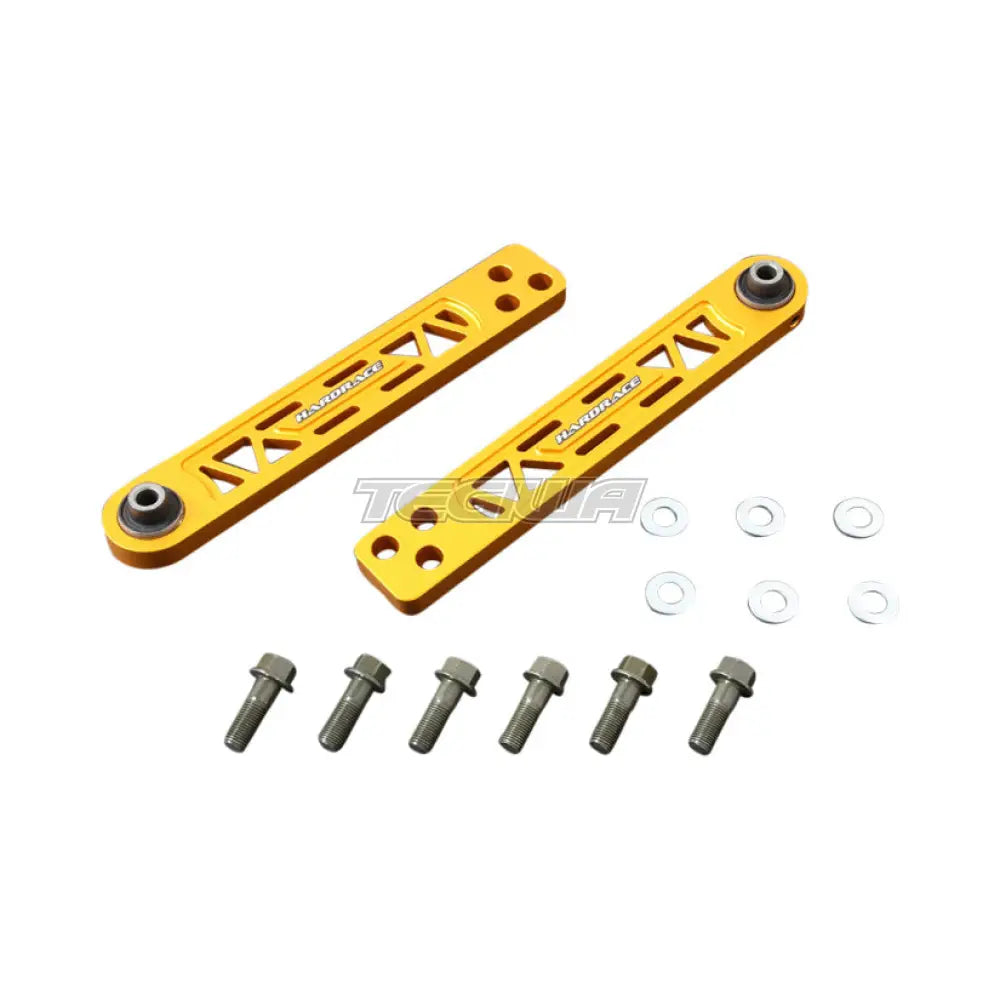 Hardrace Hardened Rubber Rear Lower Control Arm Gold Honda Integra DC5 CRV 02-06 Camber & Control Arms