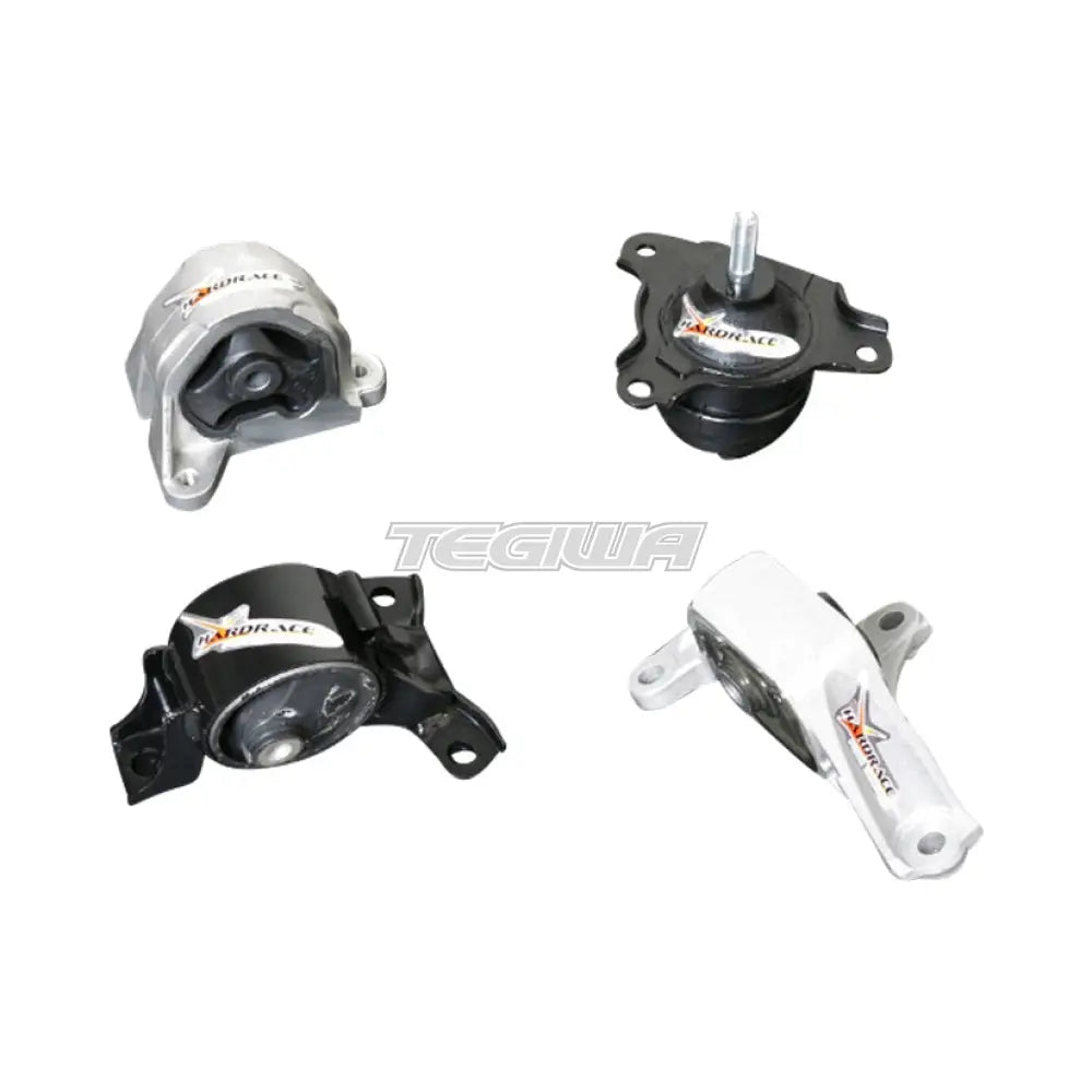 Hardrace Hardened Street Version MT Engine Mount 4Pc Set Honda Integra DC5 Civic EP3 02-06 Engine Mounts