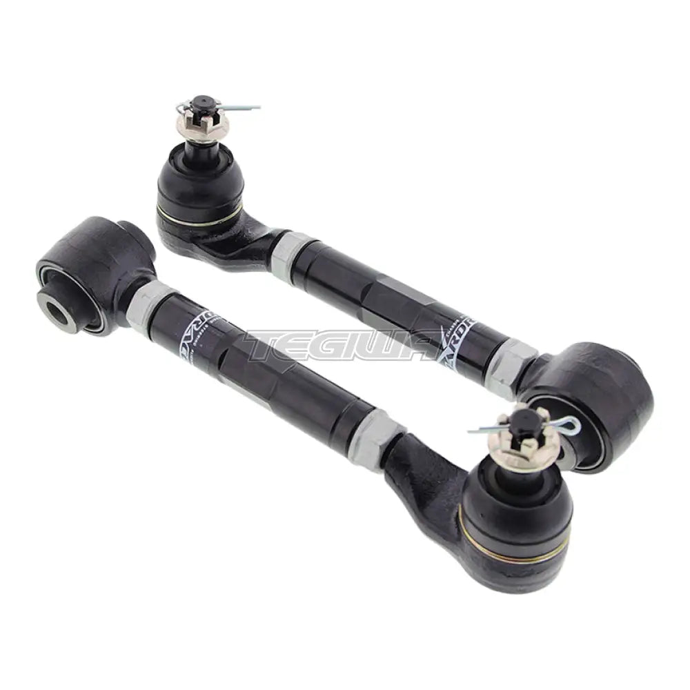 Hardrace Honda Accord 03-07 CL1 CL7 CL9 TSX Rear Camber Kit Black Hardened Rubber 2Pcs Camber & Control Arms