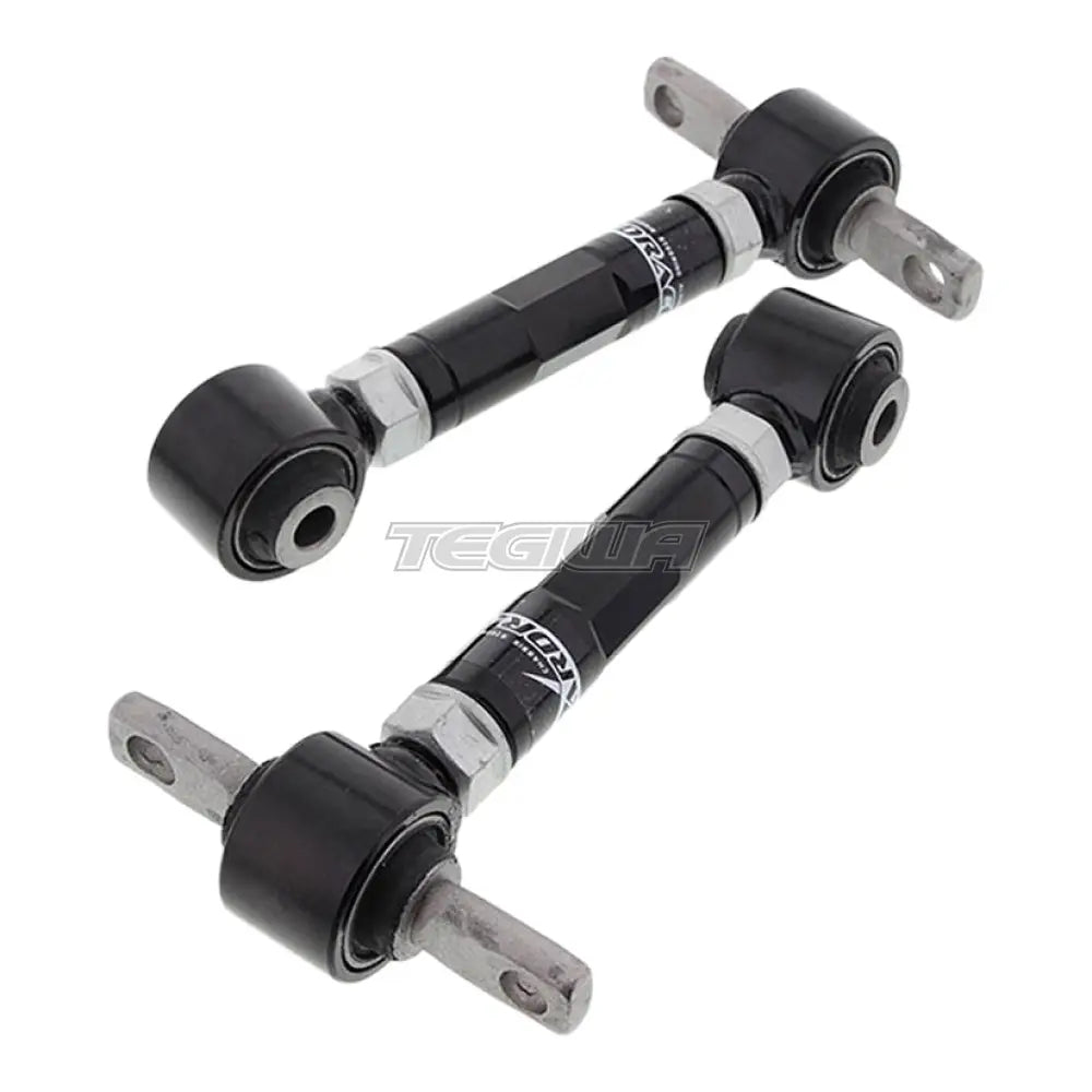 Hardrace Honda Civic EG EK DC2 Rear Upper Camber Kit Black Hardened Rubber 2Pcs Extreme Negative Camber Use Only -4 Deg