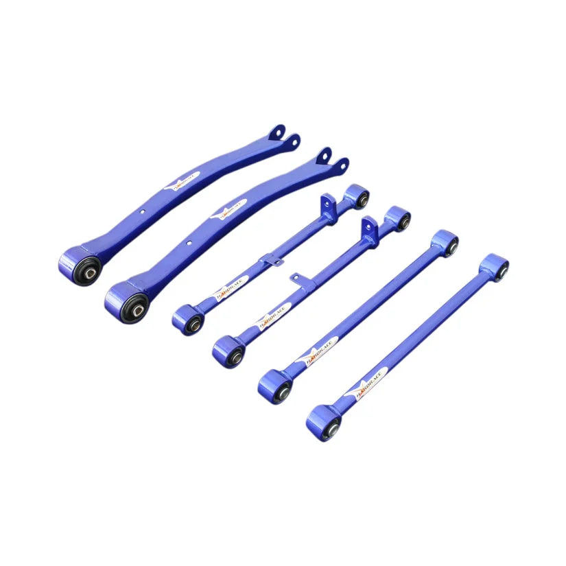 Hardrace Non Adjustable Rear Arms With Spherical Bearings 6Pc Set Subaru Impreza Gd Sti 01-07