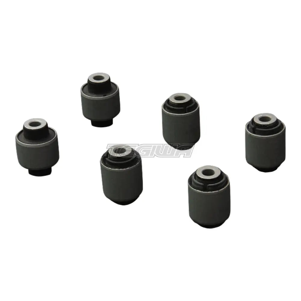 Hardrace Rear Lower Arm Bushing Harden Rubber 6 Piece Set Honda DC2 94-01 Bushes