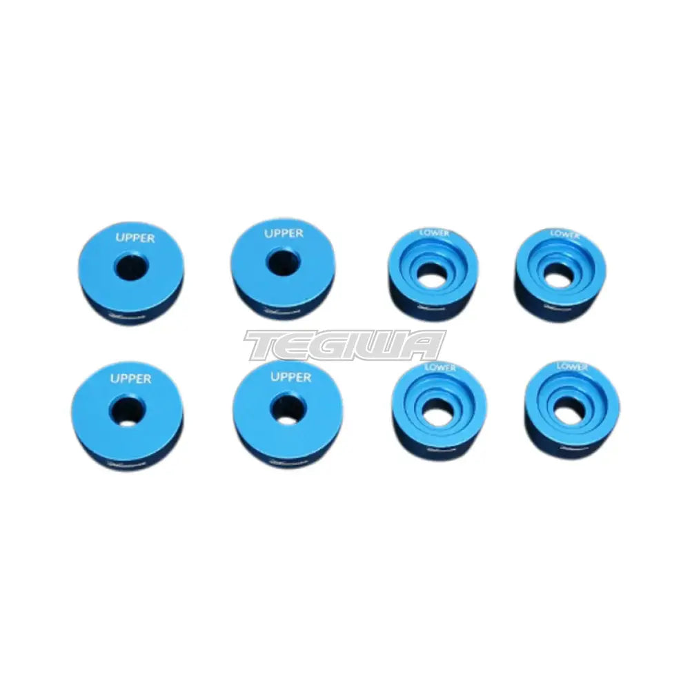 Hardrace Solid Aluminium Subframe Bushes 4Pc Set Nissan 200SX S13 S14 Silvia S15 Skyline R32 R33 R34 Bushes