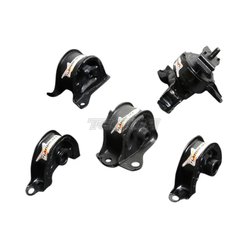 Hardrace Street Series Hardened Engine Mount 5Pc Set Honda Civic EK 96-00 Engine Mounts