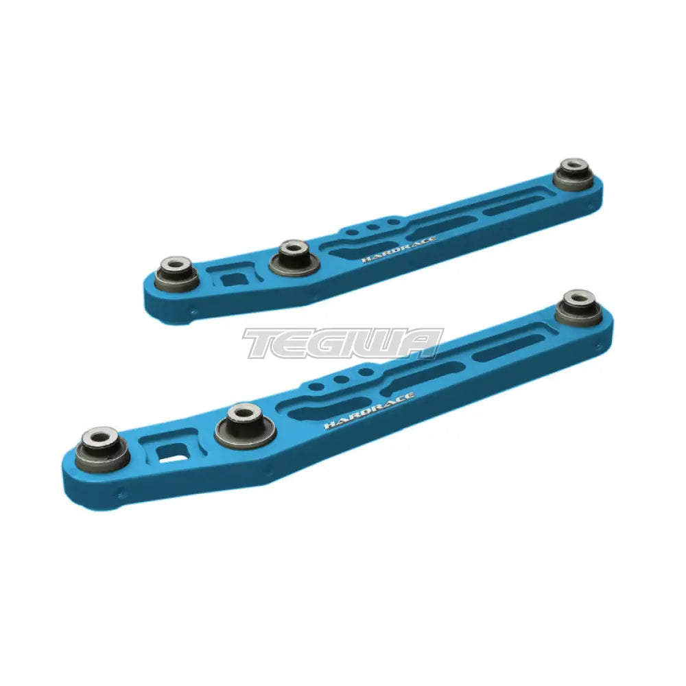 Hardrace Street Series Rear Lower Control Arm 2Pc Set Honda Civic EG DC2 EF 92-96 Blue Camber & Control Arms