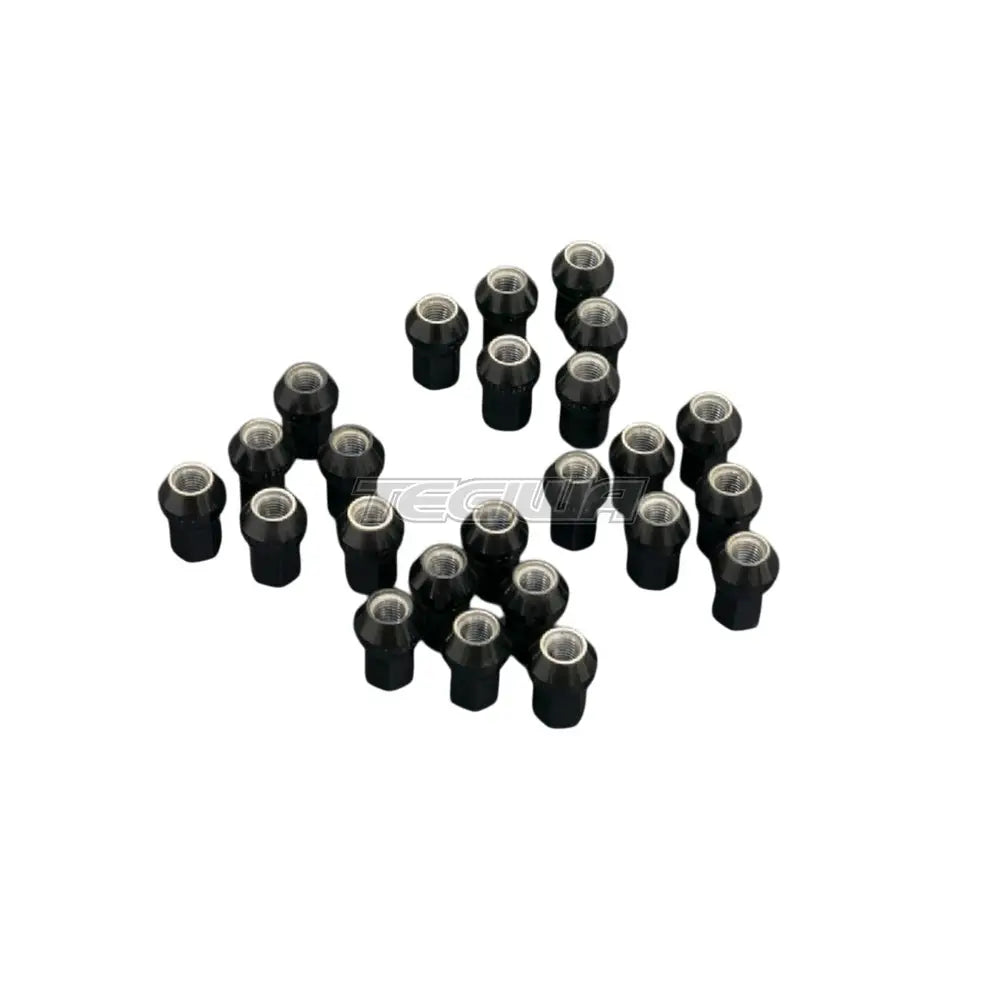 Hardrace Wheel Lug Nuts Hex 17 M12X15 Length 35mm Close-End Type 60 Degree Conical Seat 24pcs Wheel Nuts & Studs
