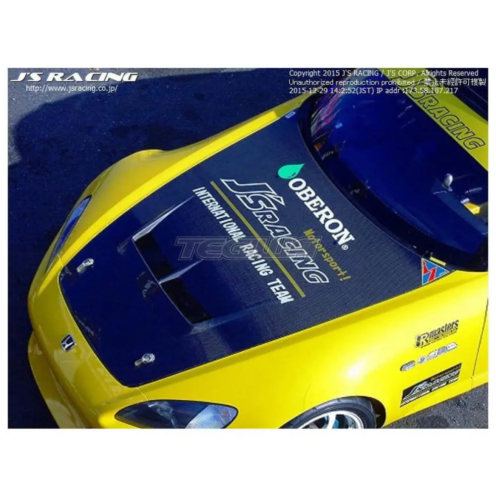 J's Racing Ventilated Bonnet Type-S FullCarbon Honda S2000