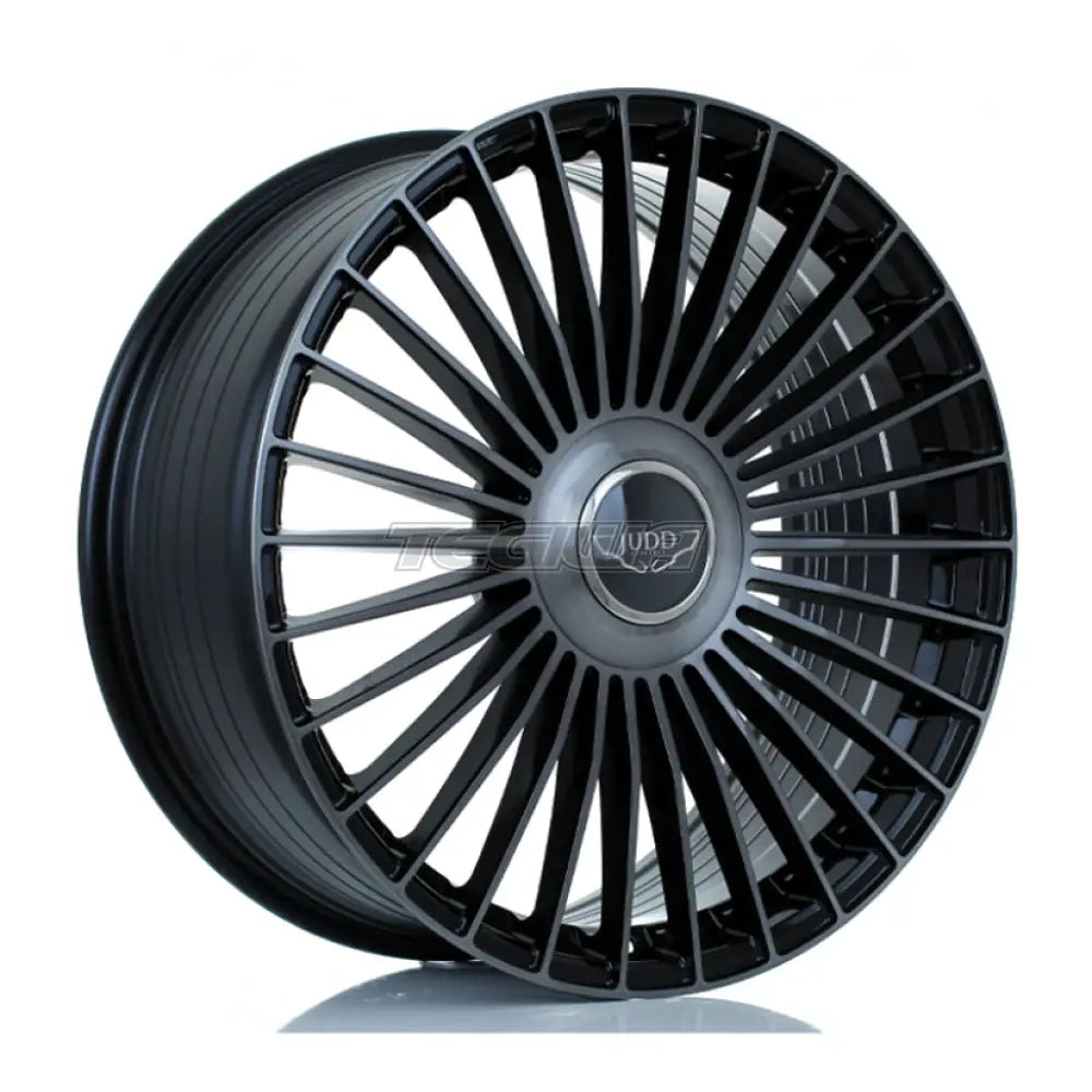 JUDD JSF9 Alloy Wheel 21x9 ET15 TO 50 5x112 Gloss Black Titanium Brushed 72.6mm CB Alloy Wheels