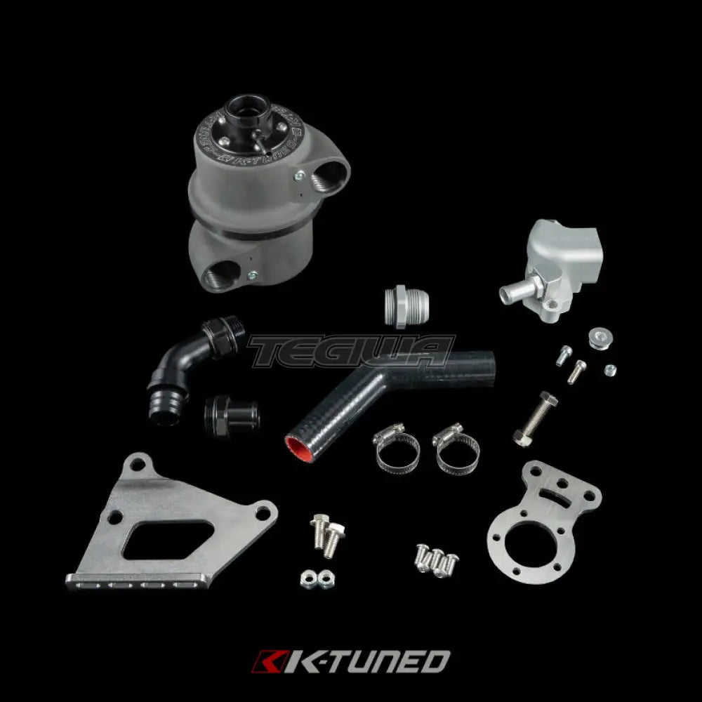 K-Tuned Complete Coolant Swirl Pot Kit K20 Fittings