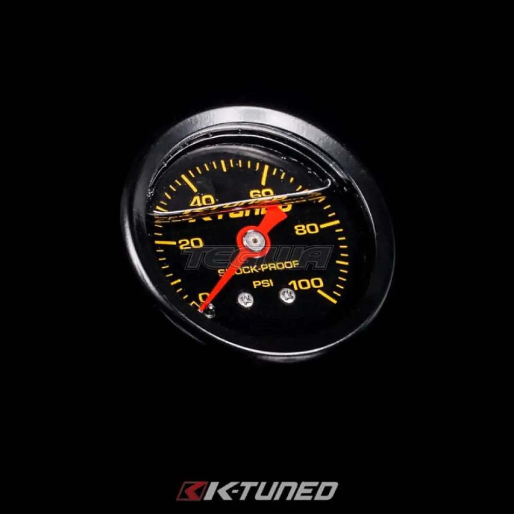 K-Tuned Fuel Pressure Gauge Liquid Filled (0-100 psi) Gauges