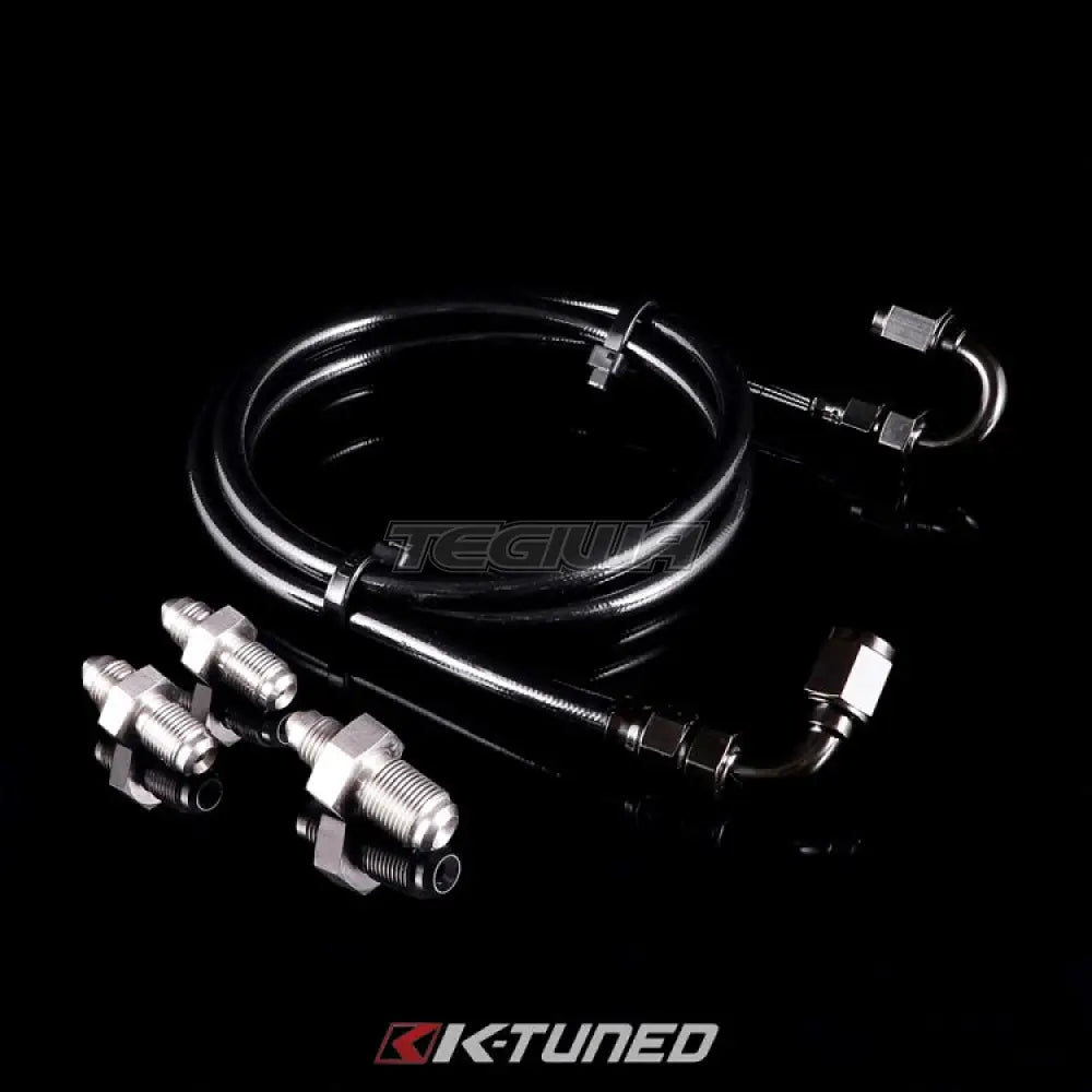 K-Tuned Stainless Steel Clutch Line Kit Honda B/D Series Clutch Lines