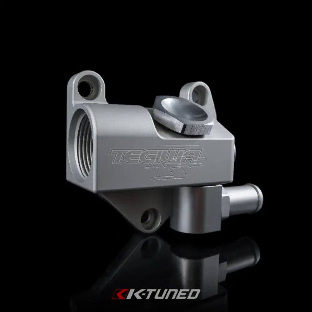 thumbnail image 2 of Aluminum Upper Coolant Housing Inlet For Honda K24/K20Z3 Engines - Black, For Turbo Manifold Clearance 2 of 9