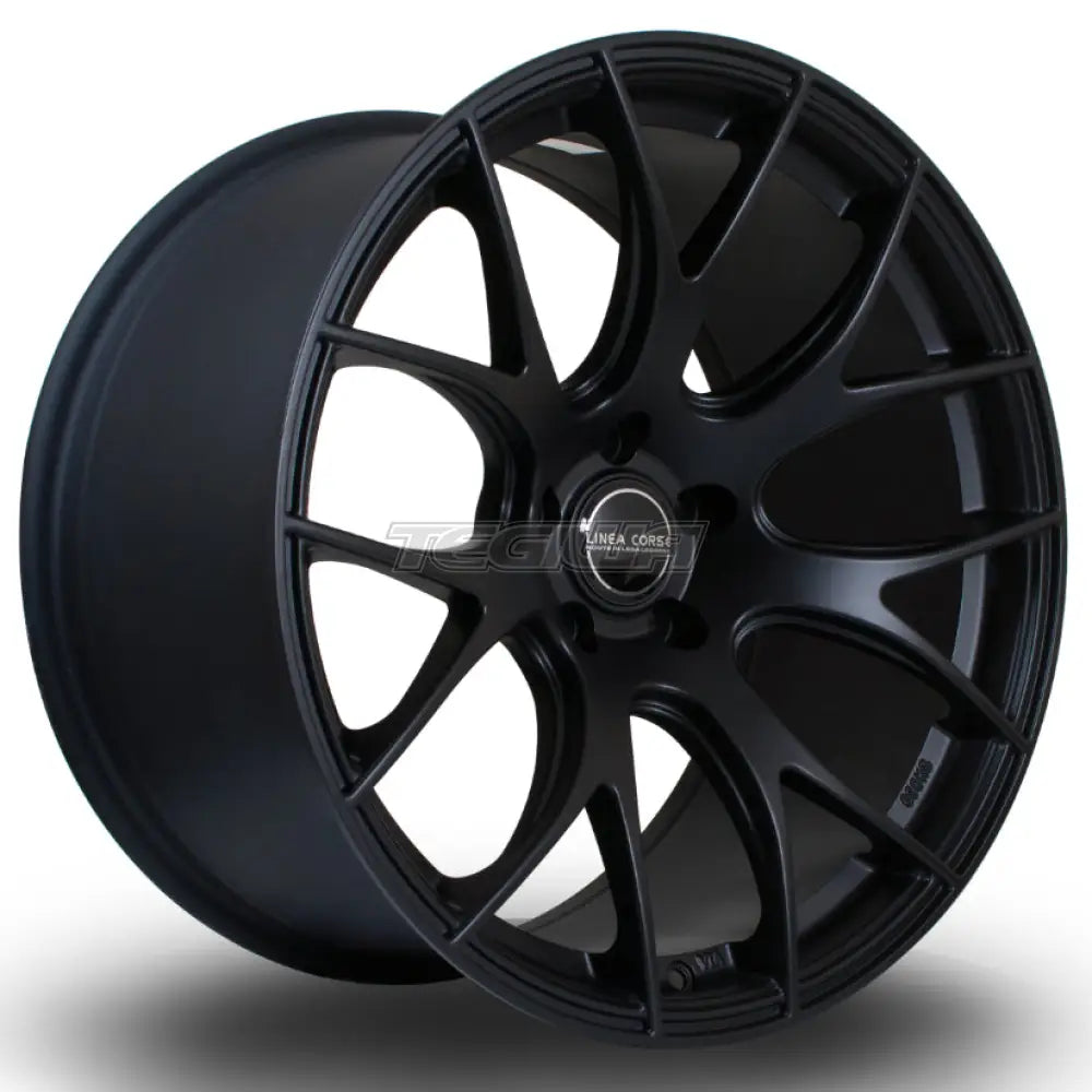 Linea Corse LC818 Alloy Wheel 19x10 ET25 5x112 Flat Black 73mm CB Alloy Wheels