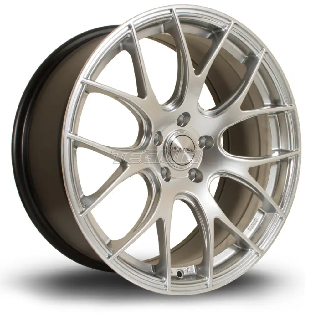Linea Corse LC818 Alloy Wheel 19x8.5 ET38 5x100 Hyper Silver 73mm CB Alloy Wheels