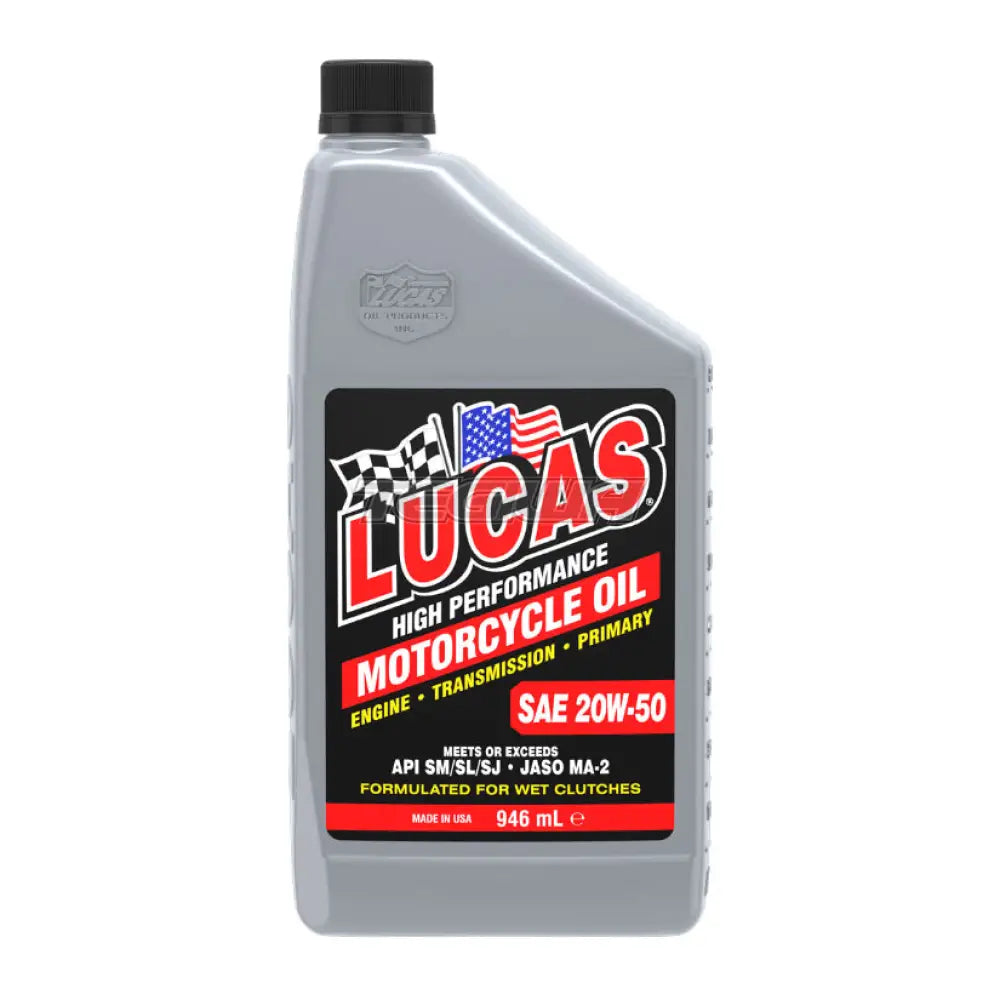 Lucas Oil 20W-50 Motorcycle Oil 1 Litre Engine Oil