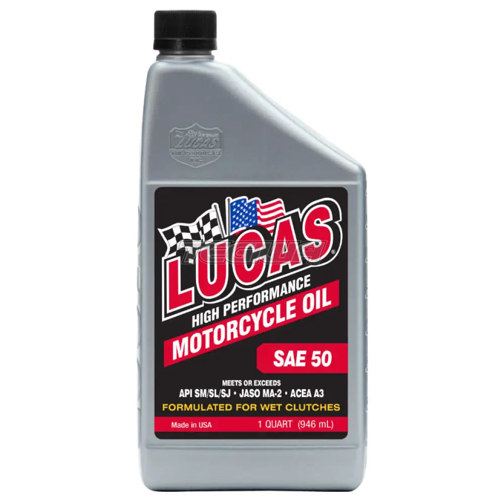 Lucas Oil 50WT Motorcycle Oil 1 Litre Engine Oil