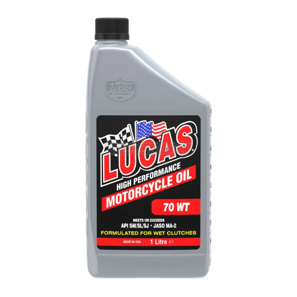 Lucas Oil 70WT Motorcycle Oil 1 Litre Engine Oil
