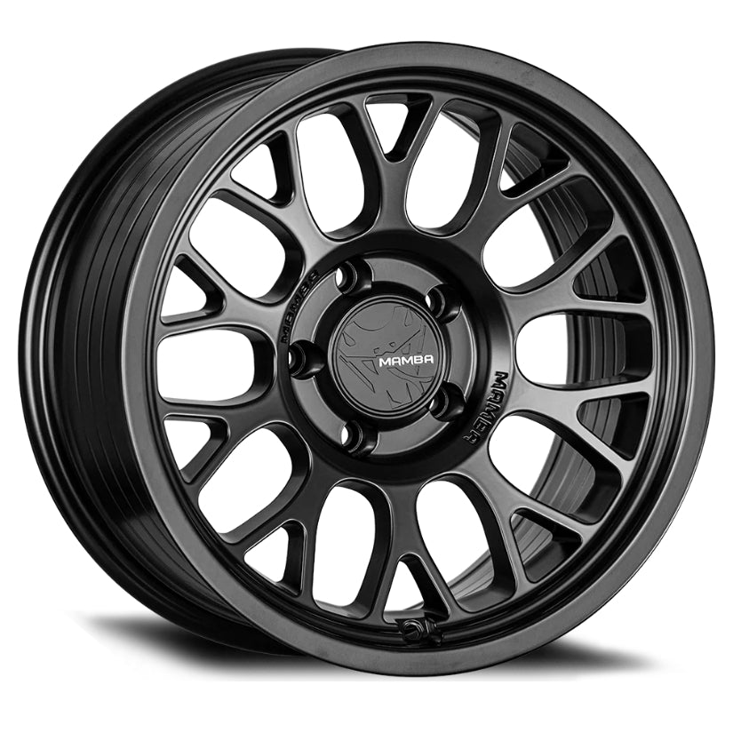 Mamba M28 Alloy Wheel 18x9 ET-12 5x127 Satin Black 71.5mm CB
