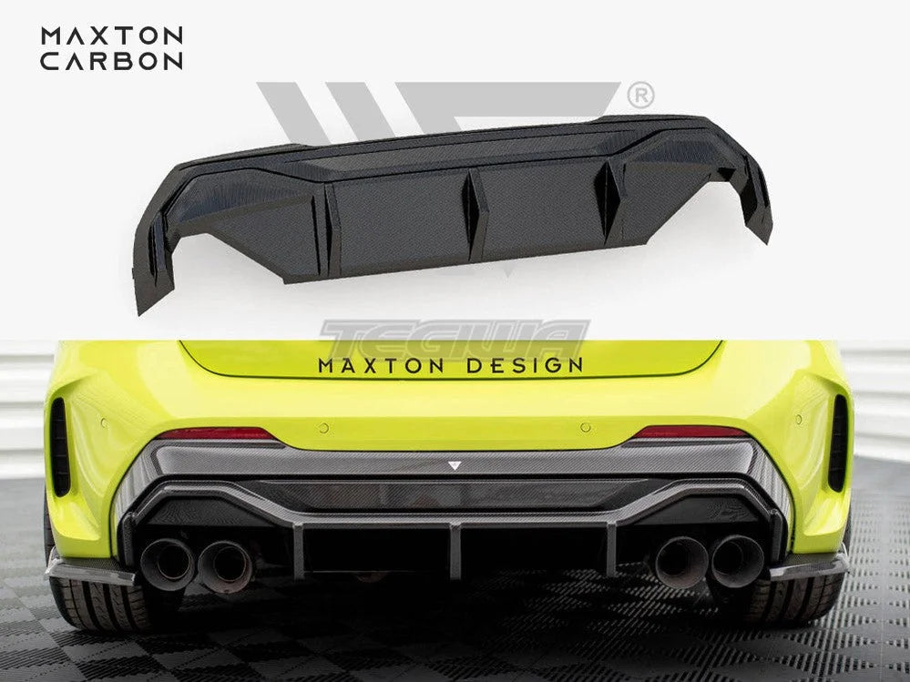 Maxton Design Carbon Fiber Rear Diffuser V.1 BMW 1-Series F40 M-Pack M135i