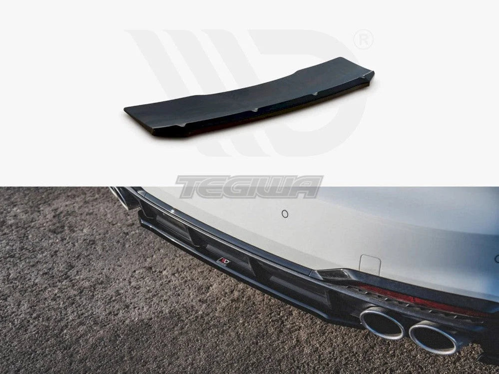 Maxton Design Central Rear Splitter Audi S5 Sportback F5 Facelift 2019-