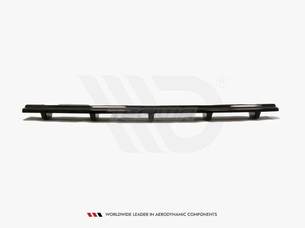 Maxton Design Central Rear Splitter BMW 5-Series F11 M-pack Fits TWO Single Exhaust Ends
