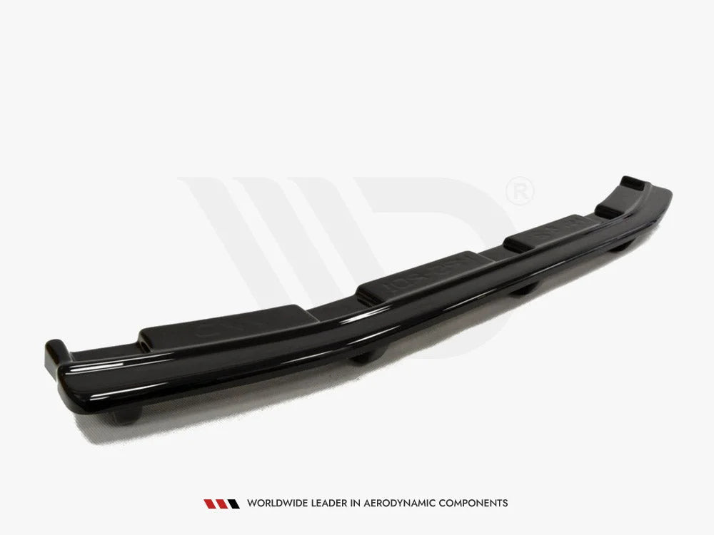 Maxton Design Central Rear Splitter Mazda 3 MK2 MPS With Vertical Bars