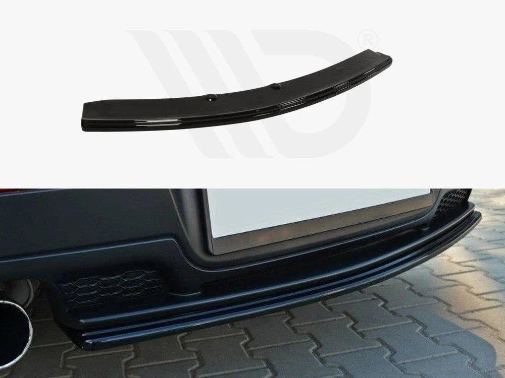 Maxton Design Central Rear Splitter Mazda 3 MPS MK1 Preface Without Vertical Bars