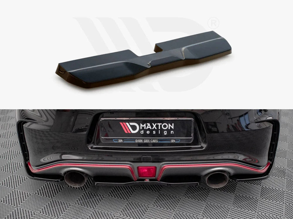 Maxton Design Central Rear Splitter Nissan 370Z Nismo Facelift 12-20