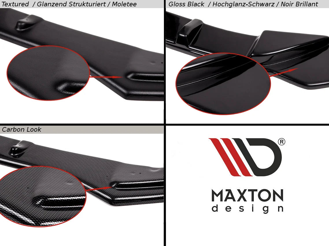 Maxton Design Central Rear Splitter V.1 Nissan 370Z 12-20