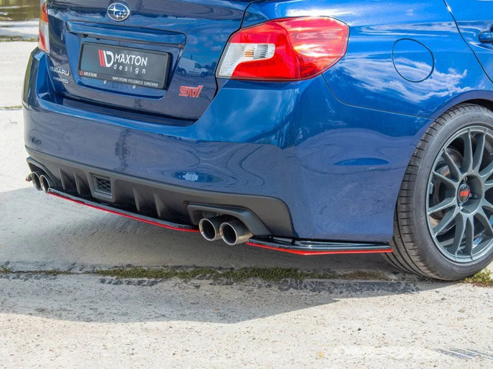 Maxton Design Central Rear Splitter V.2 Subaru WRX STI