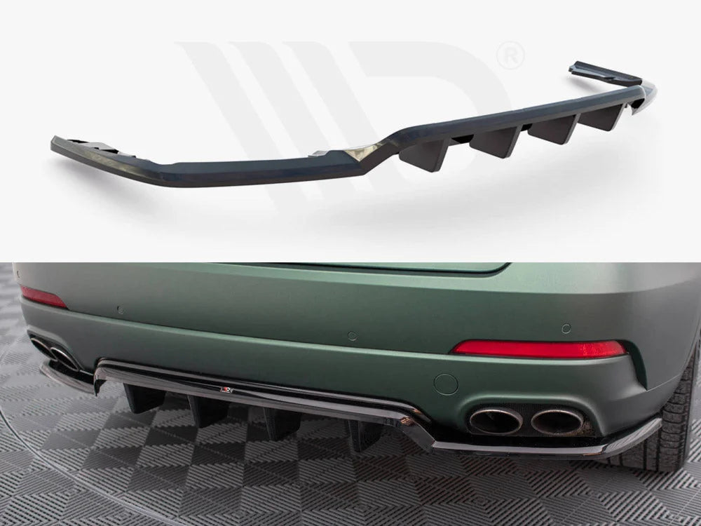 Maxton Design Central Rear Splitter Vertical Bars Maserati Levante Mk1