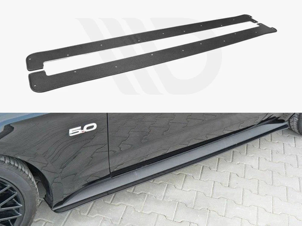 Maxton Design Ford Mustang MK6 GT - Racing Side Skirts Diffusers 2014-17