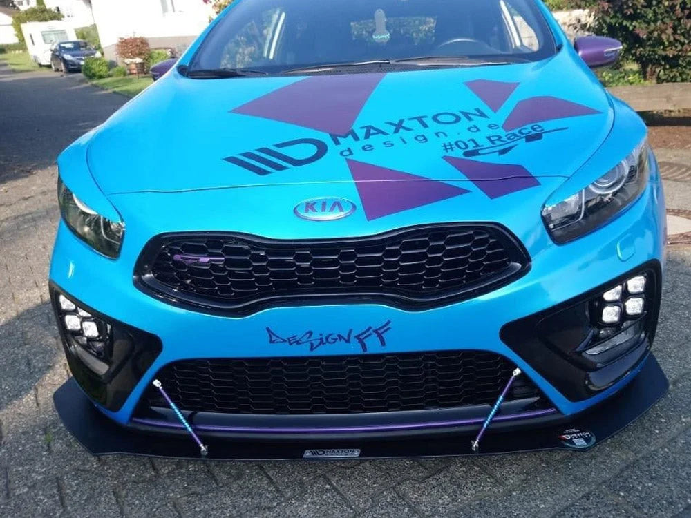 Maxton Design Front Racing Splitter KIA Cee'd GT MK2 15-18