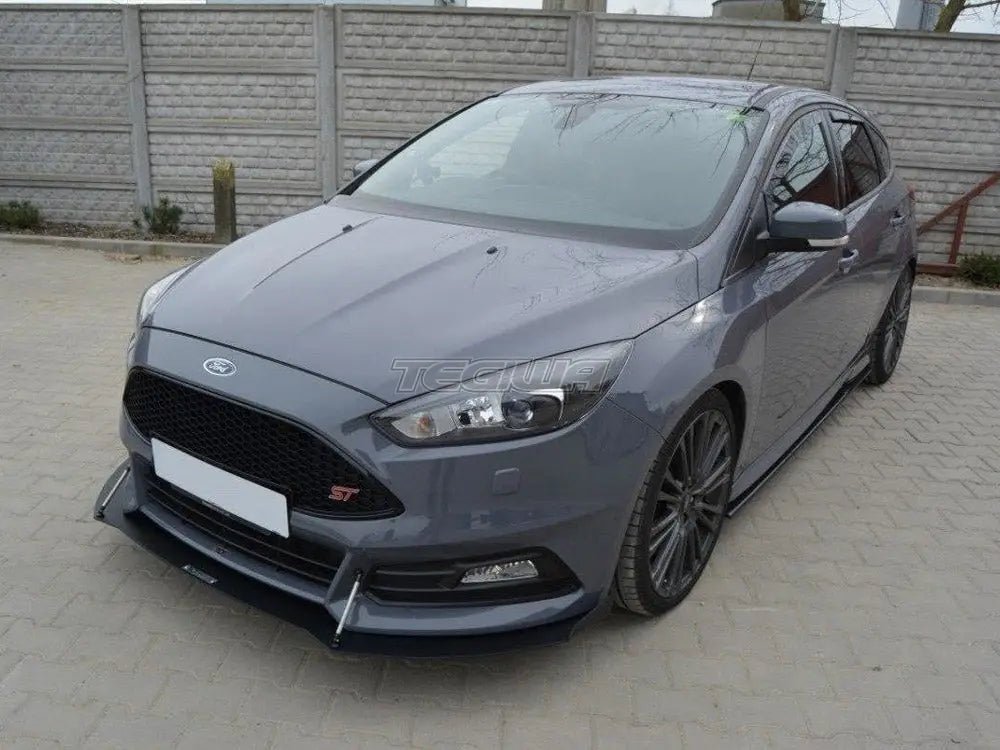 Maxton Design Front Racing Splitter V.2 Ford Focus 3 ST Facelift