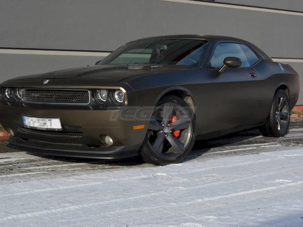 Maxton Design Front Splitter Dodge Challenger MK3 PHASE-1 SRT8 Coupe 2008-14