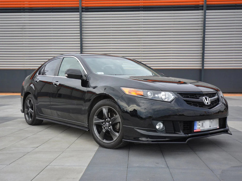 Maxton Design Front Splitter Honda Accord MK8 Type-s Cu-series Pre-facelift Sedan 09-11