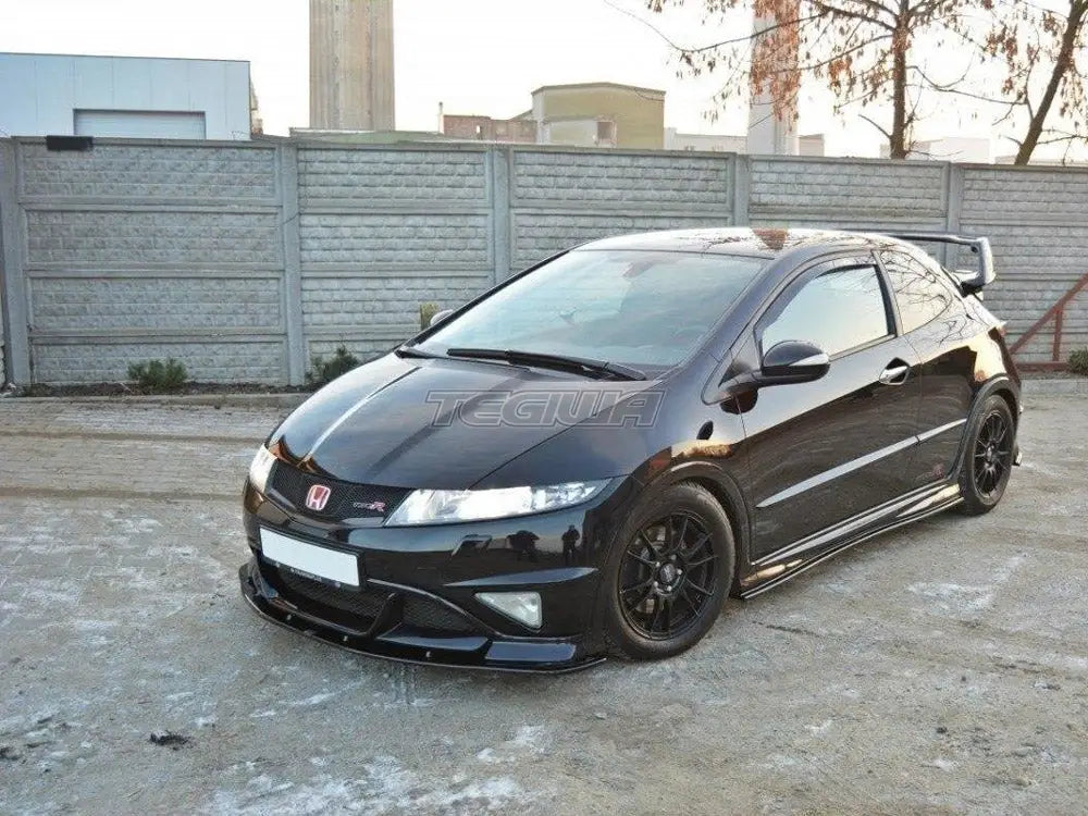 Maxton Design Front Splitter Honda Civic VIII Type R GP 07-10
