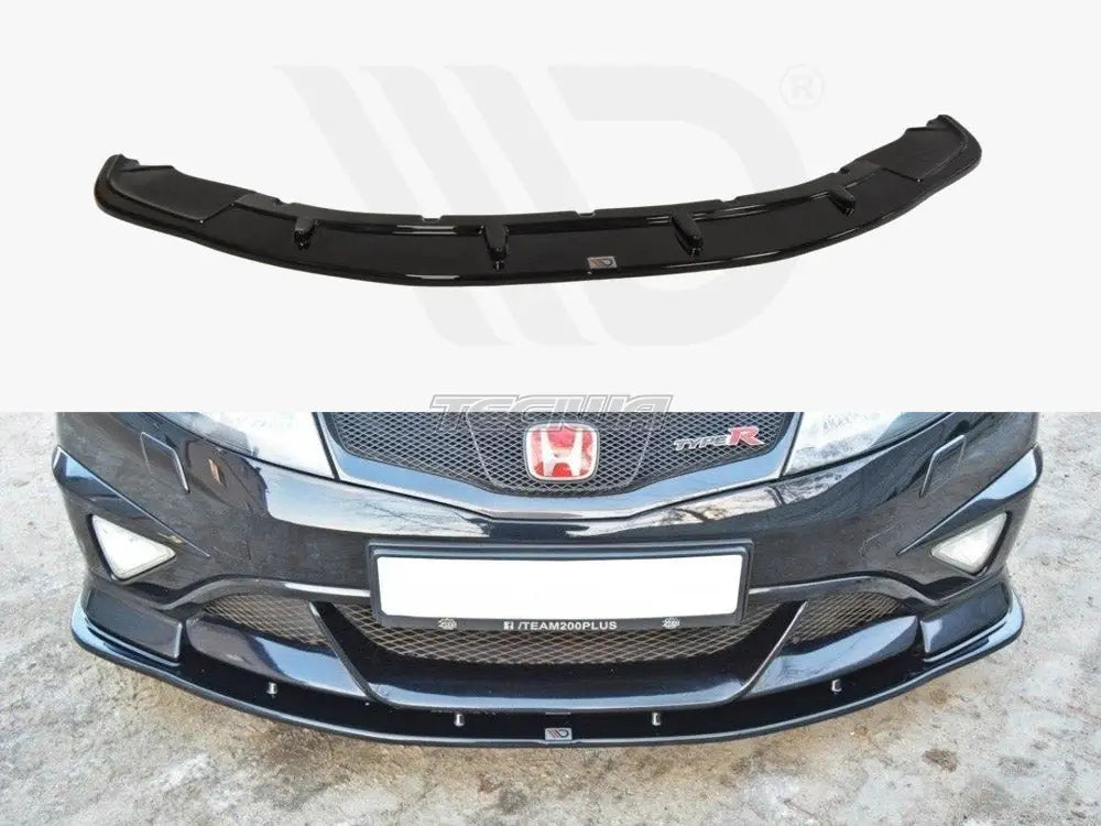 Maxton Design Front Splitter Honda Civic VIII Type R GP 07-10