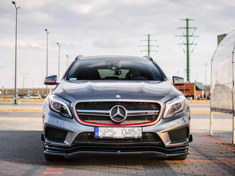 Maxton Design Front Splitter Mercedes-benz GLA 45 AMG SUV X156 Pre-facelift 14-17