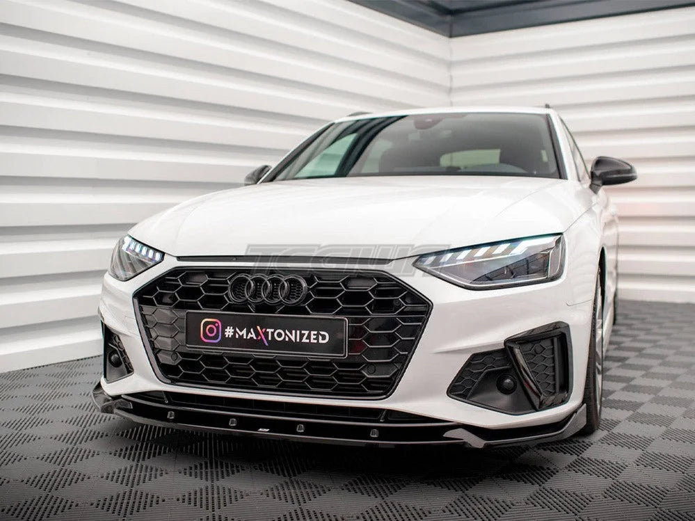 Maxton Design Front Splitter V.1 Audi A4 S-Line S4 B9 Facelift