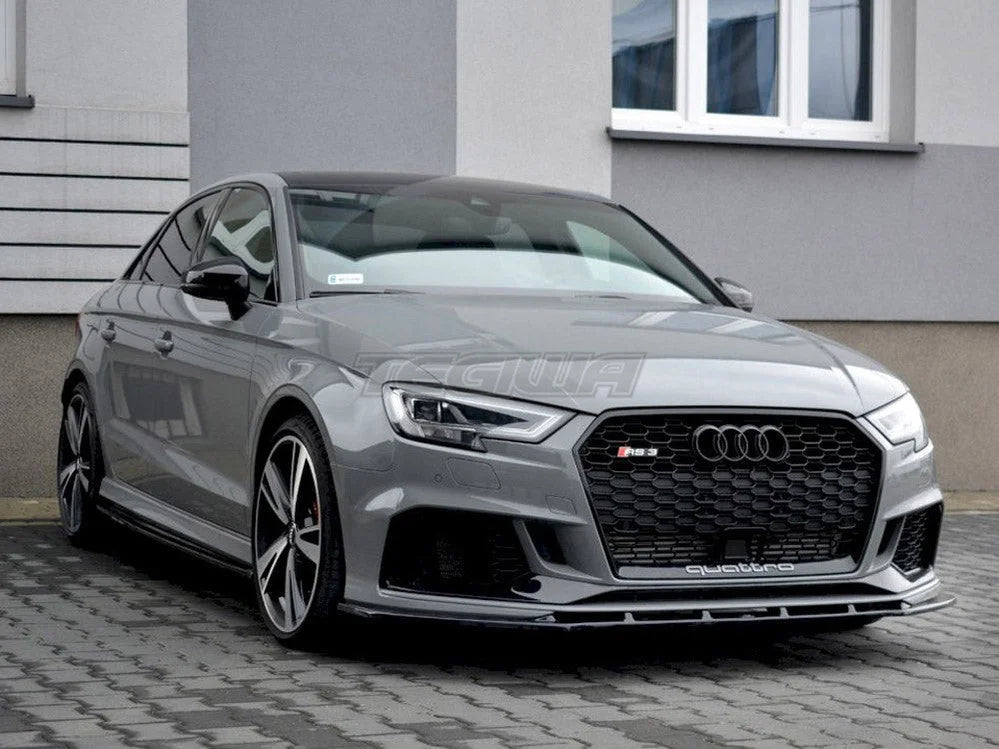 Maxton Design Front Splitter V.1 Audi RS3 8V Facelift Sedan 2017-20