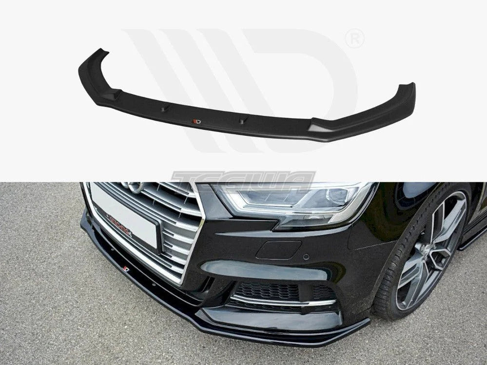 Maxton Design Front Splitter V.1 Audi S3 A3 S-line 8V Facelift Sedan 16-20