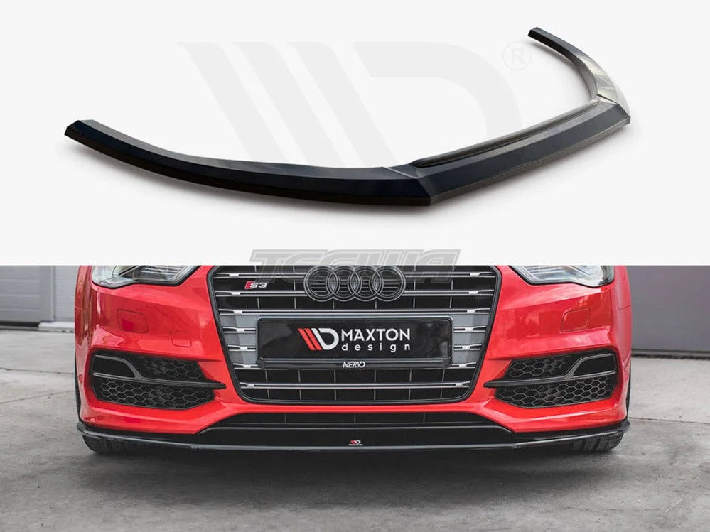 Maxton Design Front Splitter V.1 Audi S3 A3 S-line 8V Sedan Cabrio 13-16